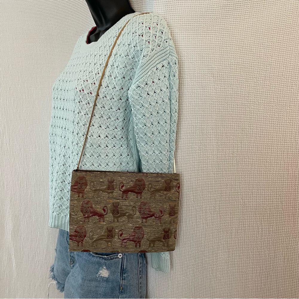 Reva Woven Textile Shoulder Bag